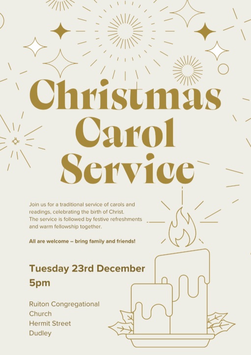 Ruiton Congregational Church - Christmas Carol Service